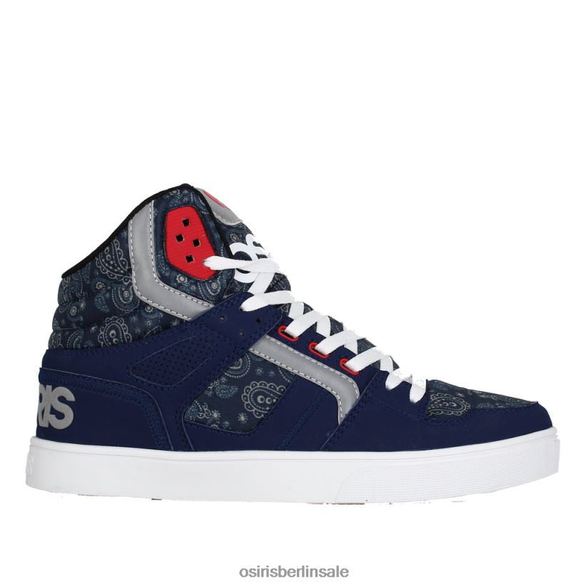 Schuh TB2L4V21 Marine/Rot/Paisley unisex Osiris Klon