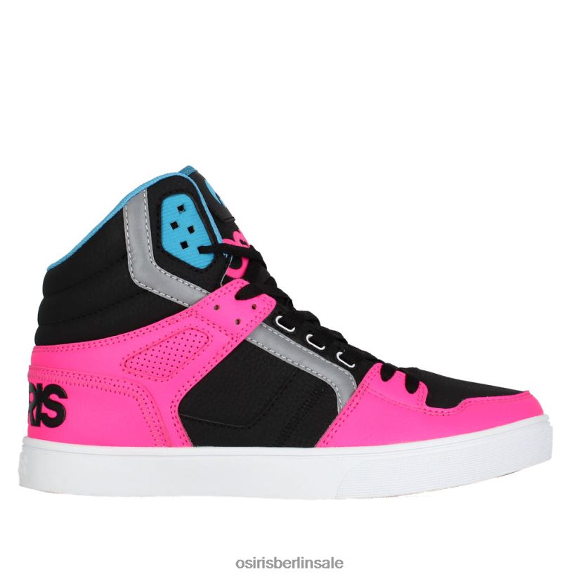 Schuh TB2L4V23 Schwarz/Rosa/Cyan unisex Osiris Klon