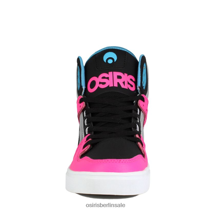 Schuh TB2L4V23 Schwarz/Rosa/Cyan unisex Osiris Klon