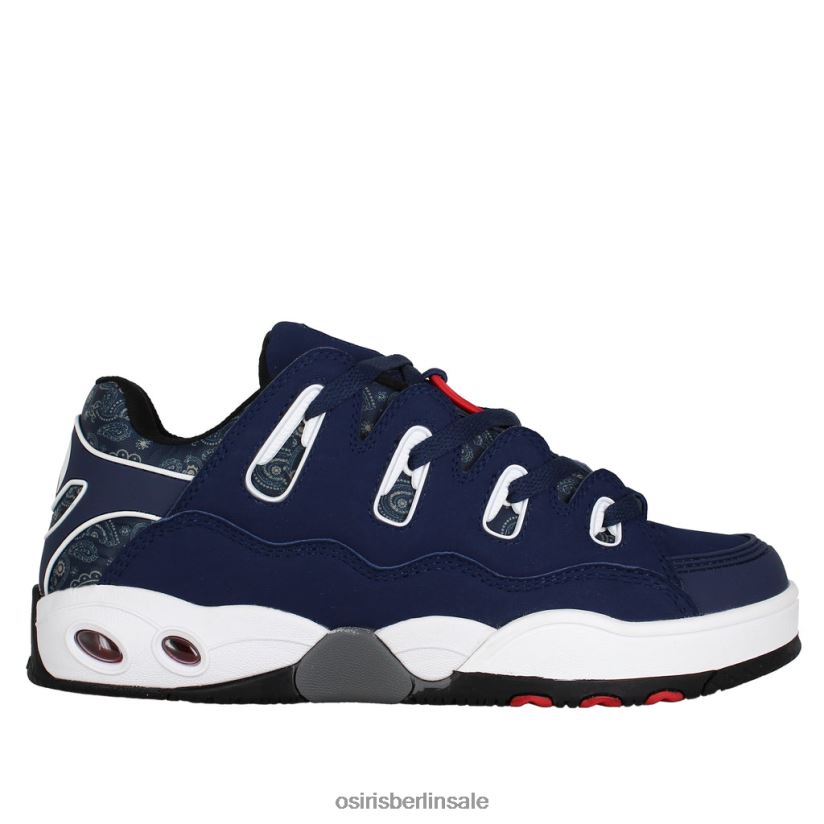 Schuh TB2L4V4 Marine/Rot/Paisley unisex Osiris d3 og