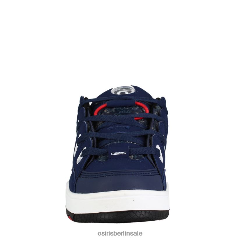 Schuh TB2L4V4 Marine/Rot/Paisley unisex Osiris d3 og